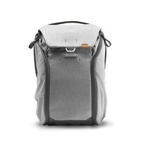 Peak Design Everyday Backpack in Ash against a white background.